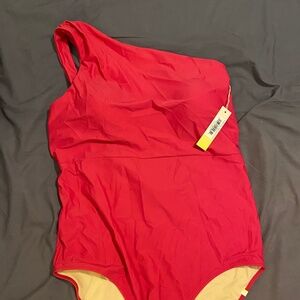 NWT Summersalt Ruched Sidestroke Bathing Suit
